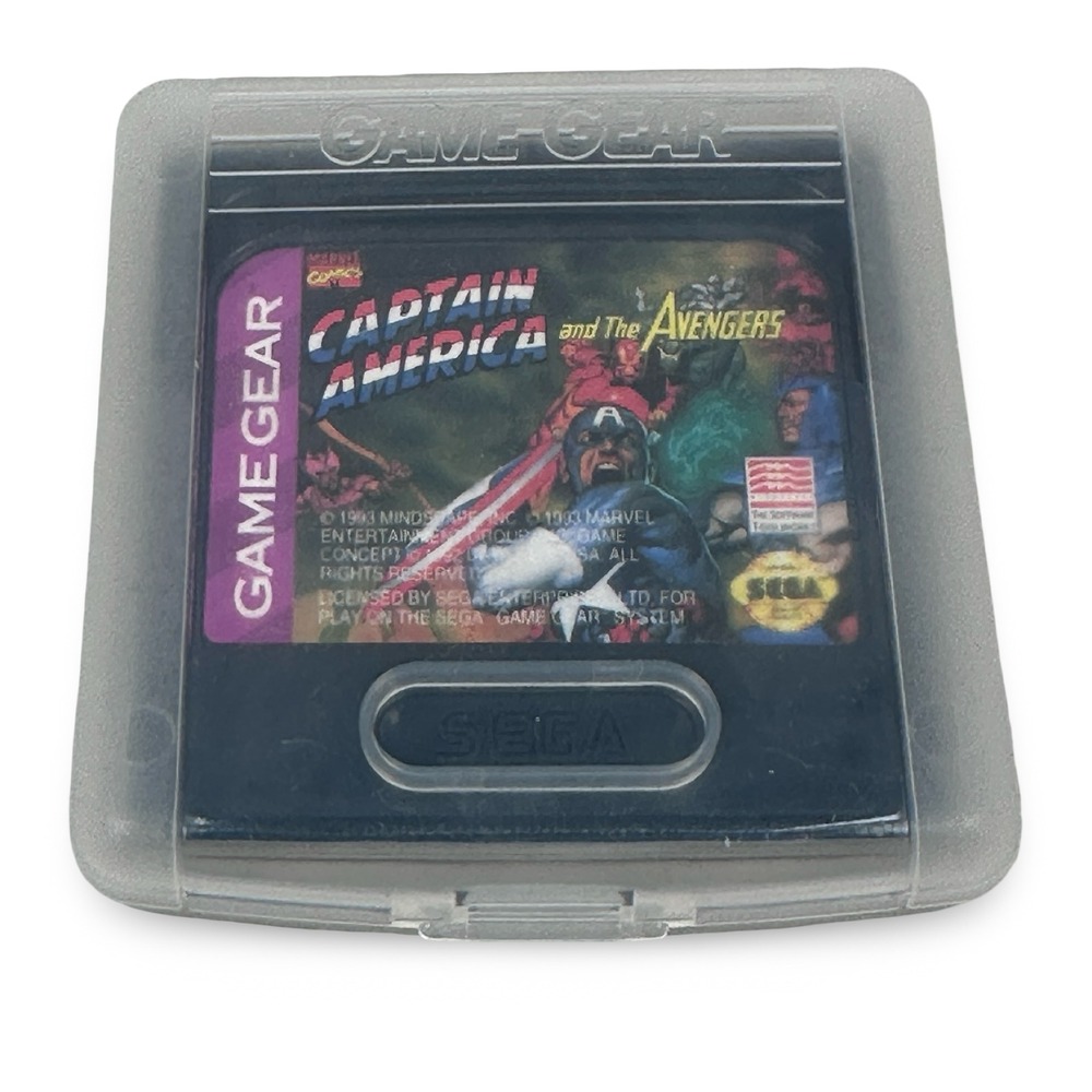 Captain America and The Avengers Sega Game Gear 1993 Marvel Comics Cartridge